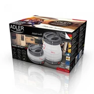 Adler AD1279 összecsukható utazó vízforraló, 0,6L, szürke