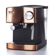 ADLER AD4404CR Kávéfőző, 15 Bar, 850W, Réz