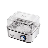 Adler AD4486 500-800W (8 tojáshoz) inox elektromos tojásfőző