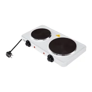 Adler AD6504 2 személyes főzőlap, 185mm-es és 155mm-es főző felület, 2500W, Fehér