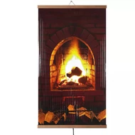 EvoKing Dekoratív elektromos infrapanel, Kandalló képpel