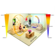 EvoKing Dekoratív elektromos infrapanel, Vízesés képpel