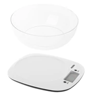 MESKO MS3179W KONYHAI MÉRLEG TÁLLAL (Fehér)