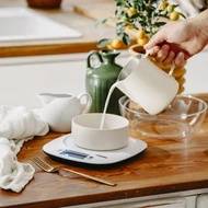 MESKO MS3179W KONYHAI MÉRLEG TÁLLAL (Fehér)