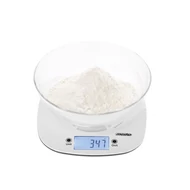 MESKO MS3179W KONYHAI MÉRLEG TÁLLAL (Fehér)