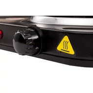 MESKO MS6509 Kétlapos Elektromos Főzőlap, Fekete