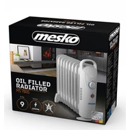 MESKO MS7805 9 Tagú Olajradiátor, 1000W, szürke