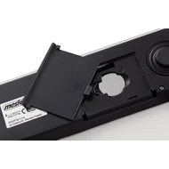 MESKO MS8149 Személymérleg, 100g Mérési Pontossággal, Fekete, Zöld Levéllel