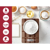 BEPER P102BIL002 DIGITÁLIS KONYHAI MÉRLEG (Barna)