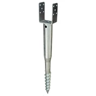 Oszloptalp becsavarható (talajcsavar) 120 x 865 / 4 mm tűzihorg.