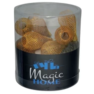 Fényfüzér MagicHome Karácsony Lantern Ball, arany 2x AA, világítás, belső