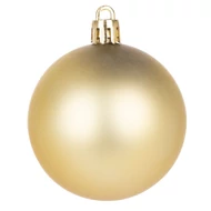 MagicHome karácsonyi gömbök, 30 db, arany, mix, karácsonyfára, 6 cm