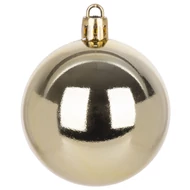 MagicHome karácsonyi gömbök, 30 db, arany, mix, karácsonyfára, 6 cm
