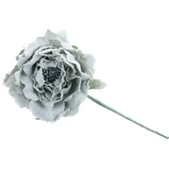 Virág pünkösdirózsa, szürke, szár, 6 db/csomag