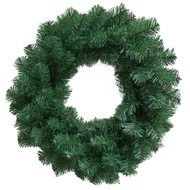 MagicHome karácsonyi koszorú, natúr, 45 cm