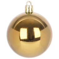 MagicHome karácsonyi gömbök, 20 db, 6 cm, arany, karácsonyfára