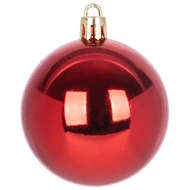 MagicHome karácsonyi gömbök, 20 db, 6 cm, piros, karácsonyfára