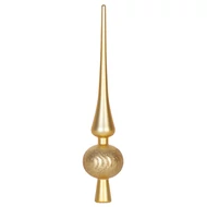 MagicHome karácsonyi gömbök, készlet, 21 db, 6 cm, arany, csúcs, karácsonyfára