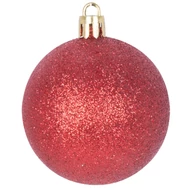 MagicHome karácsonyi gömbök, készlet, 31 db, piros, karácsonyfára