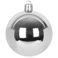 MagicHome karácsonyi gömbök, készlet, 31 db, ezüst, karácsonyfára