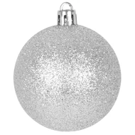 MagicHome karácsonyi gömbök, készlet, 31 db, ezüst, karácsonyfára