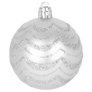 MagicHome karácsonyi gömbök, készlet, 31 db, ezüst, karácsonyfára