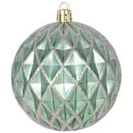 MagicHome karácsonyi gömbök, 12 db, 8 cm, rózsaszín-zöld, karácsonyfára