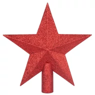 MagicHome karácsonyi dísz, 1 db, 20 cm, csillag, piros, karácsonyfára