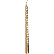 MagicHome karácsonyi gyertya, 25 cm, 2 db/csomag, arany, spirális