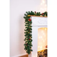 MagicHome karácsonyi füzér, 50 LED, meleg fehér, 3x AA, 8 funkció, L-2,7 m