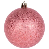 MagicHome karácsonyi gömbök, 6 db, piros, karácsonyfára, 8 cm