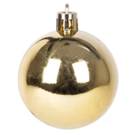 MagicHome karácsonyi gömbök, készlet, 50 db, 4-5 cm, arany, csillag, füzér, toboz, karácsonyfára