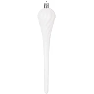 MagicHome karácsonyi gömbök, készlet, 15 db, 3,5-6-8 cm, fehér-ezüst, karácsonyfára