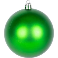 MagicHome karácsonyi gömbök, 14 db, piros-fehér, díszített, karácsonyfára, 8 cm, termékdoboz 24 tubu