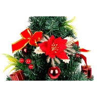 Karácsonyfa MagicHome Karácsony, feldíszített, piros, 40 cm