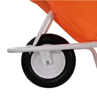 RURIS RTS 1100P talicska, műanyag teknővel, 100 literes űrtartalommal