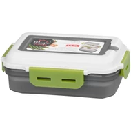 Ételhordó MagicHome, szögletes, 1,2 l, villával/kanállal, 23 x 15 x 8,8 cm