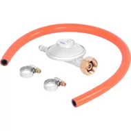 Kombinált gázfűtő Strend Pro LQ-HE01F, 4,2 kW, gáz + elektromos, nyomásszabályozóval és tömlővel