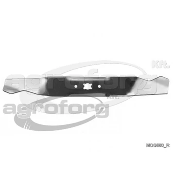 Fűnyíró kés MTD M46 455mm, 4 ágú csillag, 3 furatos