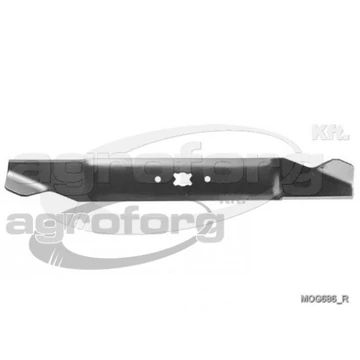 Fűnyíró kés  MTD GES46,YM5018,46SP, 455mm, 4 ágú csillag, 3 furatos