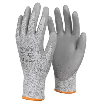 TOP GREY mártott kevertszálas vágásbiztos kesztyű 7
