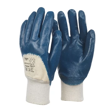 TOP HEAVY nitril mártott pamut kesztyű XL