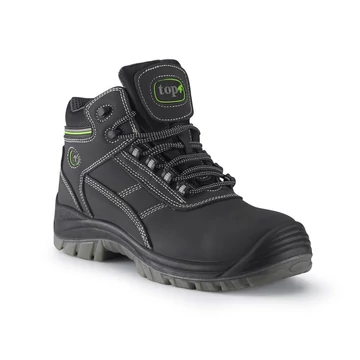 TOP BUFFALO mid (SN5799) S3 SRC védőfélcipő, kompozit orrmerevítő, kevlár talplemez, nubuk bőr felsőrész, PU talp 42