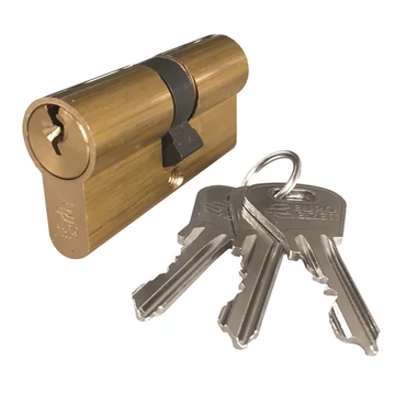 Zárbetét ELZETT XT 30/30mm 3 kulcs réz