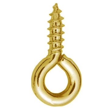 Szemescsavar 3.5x25 rezezett (10 db)