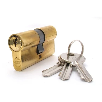 Zárbetét 35/50mm 3 kulcs réz