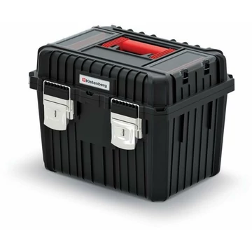 Szerszámosláda Kistenberg HEAVY - fekete 45x35x35cm