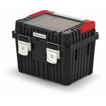 Szerszámosláda HEAVY - fekete 45x35x35cm