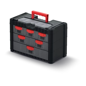 Csavartartó szortimenter Multicase Cargo 400x200x260mm 6 részes