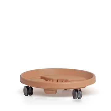 Műanyag virágcserép alátét Rondo 305mm terrakotta - kerekes